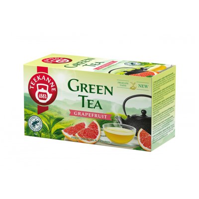 Herbata TEEKANNE, zielona z grejpfrutem, 20 kopert
